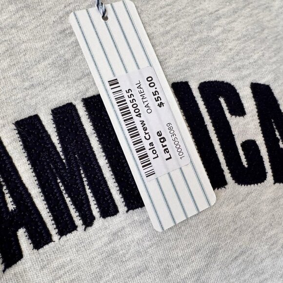 Camp David L Oatmeal gray Road America crewneck graphic sweatshirt - Picture 5 of 8